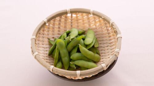 edamame (green soybeans)