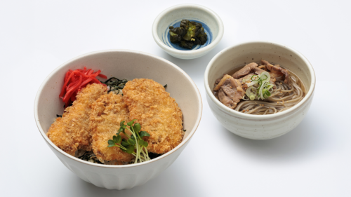 タレカツ丼＋冷たい肉そば(小)